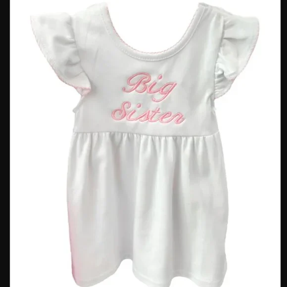 Boutique | Dresses | Big Sister Embroidered Dress | Poshmark
